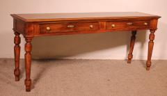 Console In Cherry Wood With Two Drawers 19 Century From France - 3542752