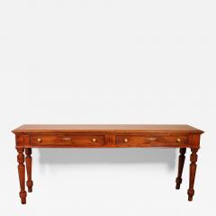 Console In Cherry Wood With Two Drawers 19 Century From France - 3543794