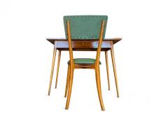 Console with Drawer and Chair in Hardwood Unknown 1950s Lot 732A - 4190683
