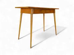 Console with Drawer and Chair in Hardwood Unknown 1950s Lot 732A - 4190686