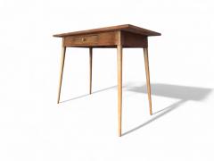 Console with Drawer and Chair in Hardwood Unknown 1950s Lot 732A - 4190688
