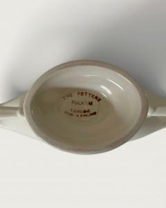 Constance Spry Twin Handled Vase with Scalloped Lip c 1930s - 4747898
