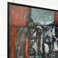 Constantine Pougialis Constantine Pougialis Abstract Oil Painting Idols 1962 - 3036540