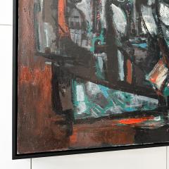 Constantine Pougialis Constantine Pougialis Abstract Oil Painting Idols 1962 - 3036543