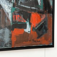 Constantine Pougialis Constantine Pougialis Abstract Oil Painting Idols 1962 - 3036544