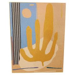 Contemporary Abstract Cactus Tapestry - 2393602