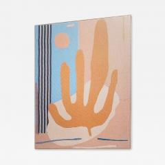 Contemporary Abstract Cactus Tapestry - 2393847