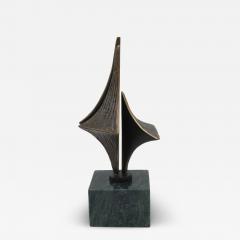 Contemporary Abstract Metal and Marble Sculpture - 4230587