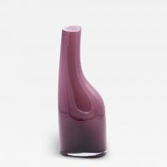 Contemporary Abstract Purple Glass Vase - 4214057