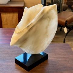 Contemporary Abstract Stone Marble Sculpture on Base Organic Form 1990s - 3356025