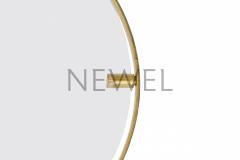 Contemporary American Gilt Metal and Clear Glass Tiered Plant Stand - 4667442