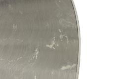 Contemporary American Stainless Steel and Black Glass Infinity Table - 4171746
