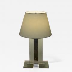 Contemporary Art Deco Style Table Lamp in Original Saint Gobain Textured Glass - 4758385