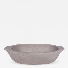 Contemporary Artisan Oolitic Limestone Bowl - 1839864