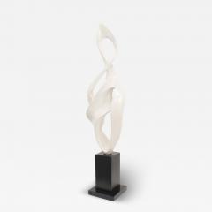 Contemporary Beige Abstract Floor Sculpture - 4247473