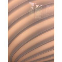 Contemporary Beige and White Sphere Pendant in Murano Glass - 4385652