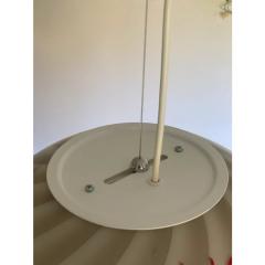 Contemporary Beige and White Sphere Pendant in Murano Glass - 4385662