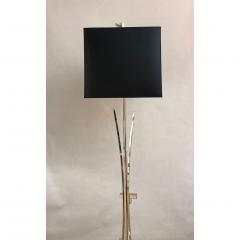 Contemporary Bespoke Italian Abstract Design Meccano Nickel Floor Lamp - 652322