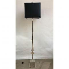 Contemporary Bespoke Italian Abstract Design Meccano Nickel Floor Lamp - 652326