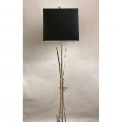 Contemporary Bespoke Italian Abstract Design Meccano Nickel Floor Lamp - 652327