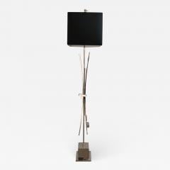 Contemporary Bespoke Italian Abstract Design Meccano Nickel Floor Lamp - 653738