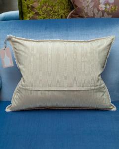 Contemporary Bevilacqua Lilac Silk Velvet Pillows In Palmya Pattern - 3344867