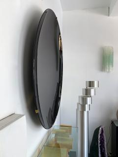 Contemporary Black Curve Mirror Italy - 1464339