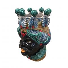 Contemporary Black Terracotta Pair of Sicilian Vases - 1087732