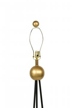 Contemporary Black and Gold Metal Floor Lamps - 1378119