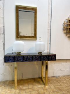 Contemporary Brass Console Murano Glass Italy - 2166921