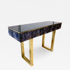 Contemporary Brass Console Murano Glass Italy - 2171120