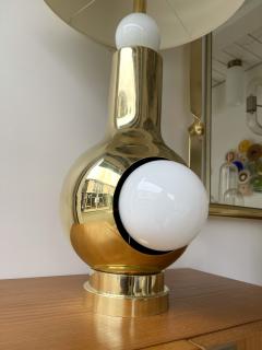 Contemporary Brass Pair of Eyes Ball Lamps Italy - 1840405