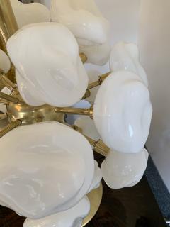 Contemporary Brass Sputnik Murano Glass Cloud Lamp Italy - 1664243