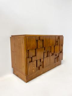 Contemporary Brutalist Style Sideboard in Ash - 2995545