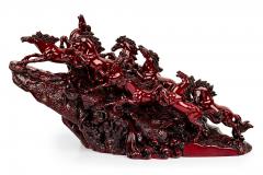 Contemporary Carved Depiction of Galloping Horses - 4661084