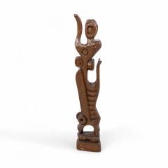 Contemporary Carved Wood Figural Sculpture - 4667495
