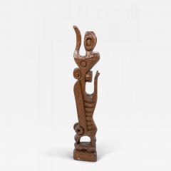 Contemporary Carved Wood Figural Sculpture - 4700733