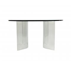Contemporary Clear Glass Dining Table - 3172368
