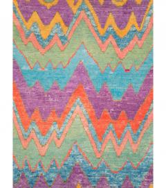 Contemporary Colorful Turkish Tulu Style Rug - 1422466