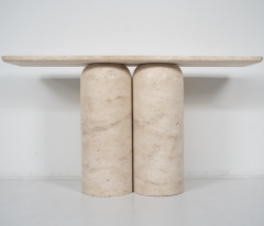 Contemporary Console Travertine Italy - 3776353