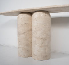 Contemporary Console Travertine Italy - 3776357