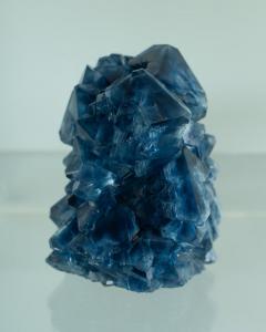 Contemporary Crystallized Vase in Blue by Isaac Mont Netherlands - 3801616