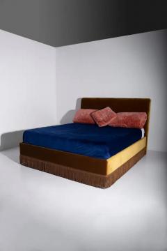 Contemporary Customizable Italian Velvet Bed - 3703722
