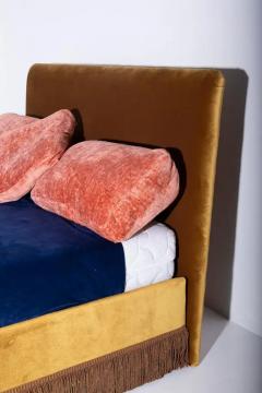 Contemporary Customizable Italian Velvet Bed - 3703744