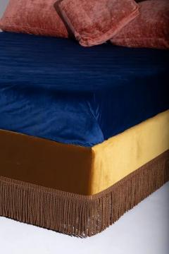 Contemporary Customizable Italian Velvet Bed - 3703756