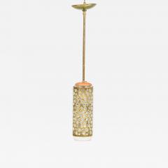 Contemporary Cylinder chandelier with glass bubbles - 4167598