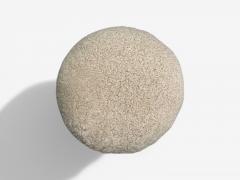 Contemporary Danish Modern Sheepskin Stools Beige Sheepskin Maple 21st C  - 3989082