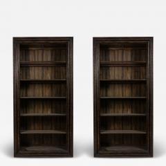 Contemporary Dark Brown Wooden Bookcases - 4164614
