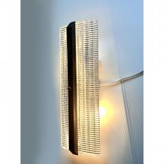 Contemporary Diamanted Rectangular Murano Glass Brunish Wall Sconces Set of 2 - 4567062