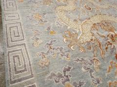 Contemporary East Turkestan Dragon Khotan Pictorial Room Size Carpet - 4780767
